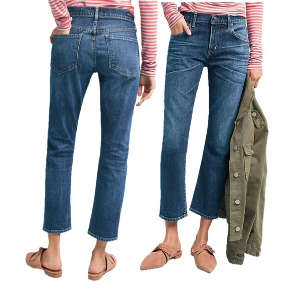 CITIZENS OF HUMANITY Elsa
Mid-Rise Slim Cropped Jeans Women’s Size 28 - Picture 2 of 13